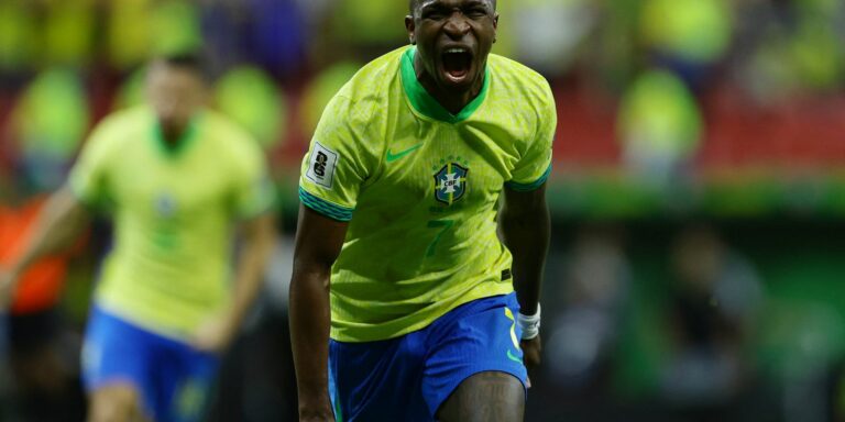 Vinicius Júnior decide e Brasil derrota Colômbia pelas Eliminatórias